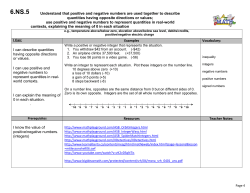 Example Proficiency Scales