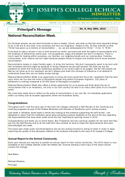 Newsletter 28th May, 2015