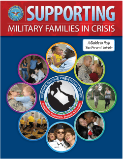 Crisis Support Guide for Military Families 1