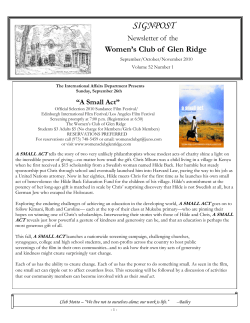 signpost - Women`s Club of Glen Ridge