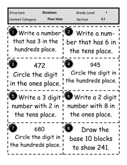 Draw the base 10 blocks to show 241.