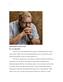 Misunderstanding God - Preach It, Teach It