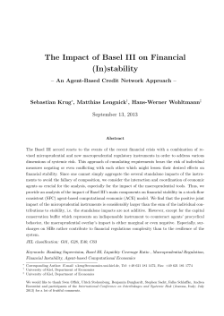 The Impact of Basel III on Financial (In)stability