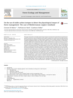 On the use of stable carbon isotopes to detect the physiological
