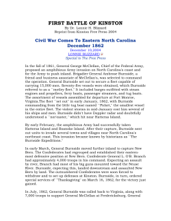 the first battle of kinston 1862