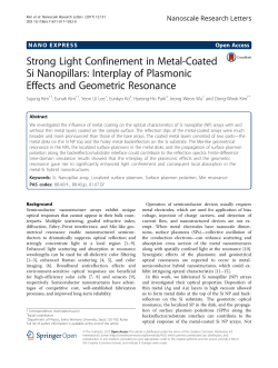 Strong Light Confinement in Metal-Coated Si