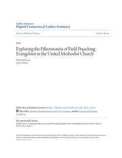 Exploring the Effectiveness of Field Preaching Evangelism in the