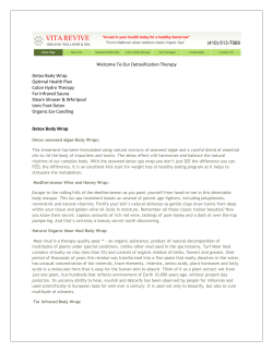 Our Detoxification Therapy Detox Body