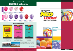 NEOTEX balloons.