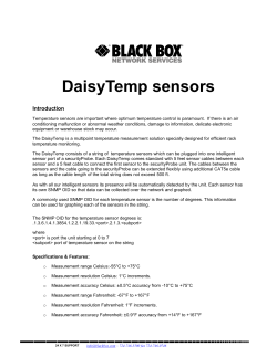 DaisyTemp sensors