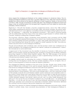 Flight to Freedom: A Legendary Underground Railroad Escape