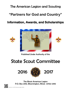 Boy Scout Brochure - American Legion Department of Illinois