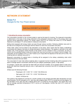 F.02 Charges for the Your Power service - Valid from 01/01