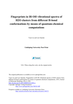 Fingerprints in IR OH vibrational spectra of H2O