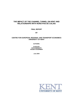 the impact of the channel tunnel on kent