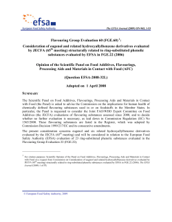 Flavouring Group Evaluation 60 (FGE.60)1 - EFSA