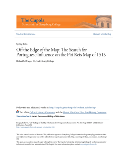 Off the Edge of the Map: The Search for Portuguese Influence on the