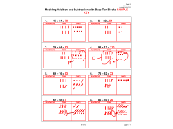 Modeling Addition and Subtraction with Base