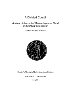 A Divided Court? - DUO