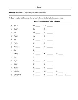 Chemistry 30