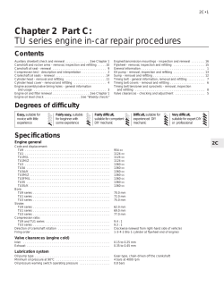 Chapter 2 Part C: TU series engine in