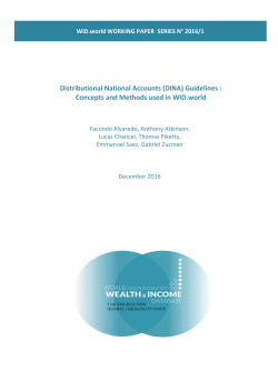 Distributional,National,Accounts,(DINA),Guidelines