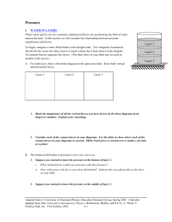 Pressure Recitation - umdberg / BERG FrontPage