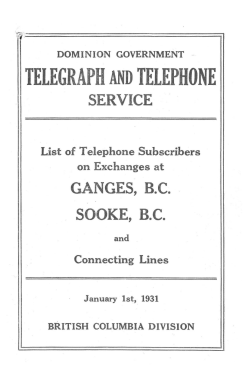 telegraph and telephone