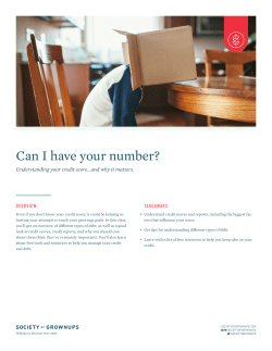 Handout - Society of Grownups