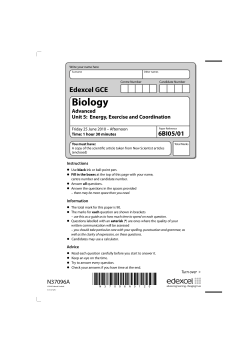 Biology - Edexcel