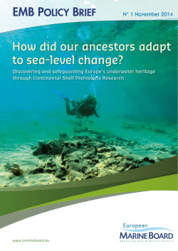 How did our ancestors adapt to sea-level change?