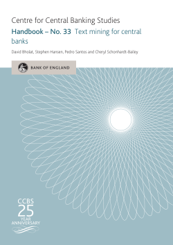 CCBS Handbook No. 33