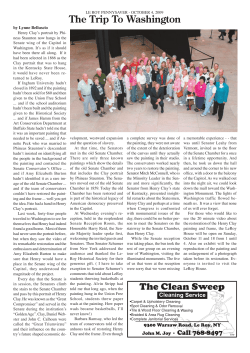 The Trip To Washington - LeRoy Historical Society