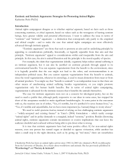 Extrinsic and Intrinsic Arguments