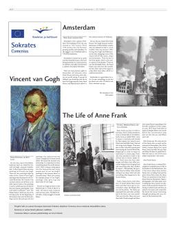 The Life of Anne Frank Vincent van Gogh Amsterdam