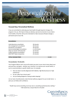 Focused Stay: Personalized Wellness