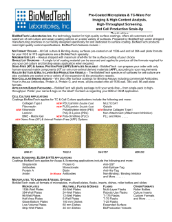 high quality coated microplates and tissue culture labware