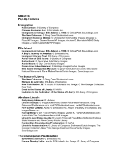 CREDITS Pop-Up Features Immigration Ellis Island