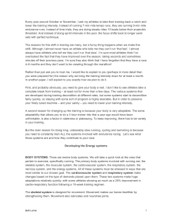 Developing The Energy Systems