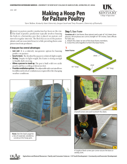 ASC-189: Making a Hoop Pen for Pasture Poultry