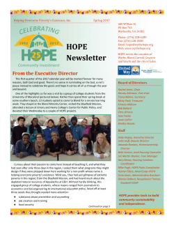 HOPE Mar 2017 newsletter.pub