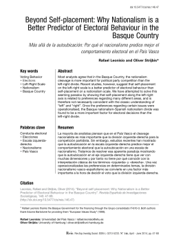 M&aacute;s all&aacute; de la autoubicaci&oacute;n: por qu&eacute; el nacionalismo predice mejor