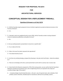 conceptual design for a replacement firehall