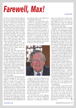 Please read Max`s farewell article for more