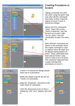 Creating Procedures in Scratch
