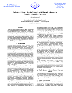 Trajectory Mixture Density Network with Multiple