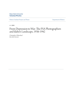 From Depression to War: The FSA Photographers