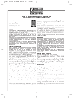 Glide Path Flight Inspection Geometric Reference Point and