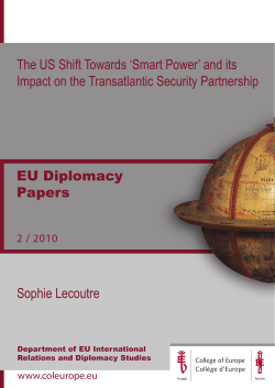 US Shift Towards "Smart Power" and its Impact