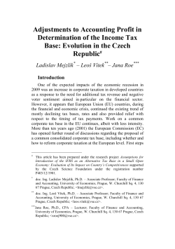Adjustments to Accounting Profit in Determination of the Income Tax